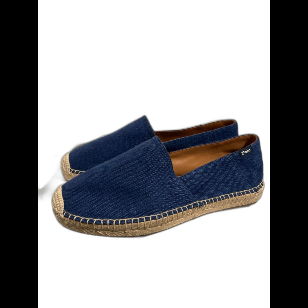 Polo Ralph Lauren Blue Cevio Espadrille Slip-On Shoes Men’s 9 NEW